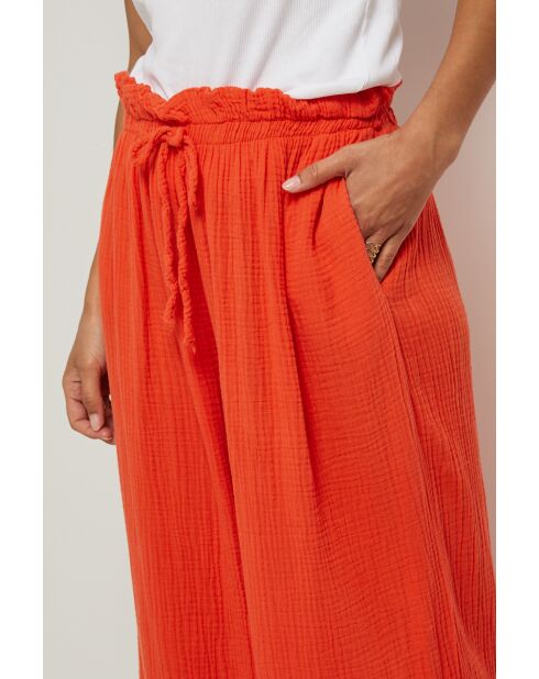 Pantalon Béatrice rouge
