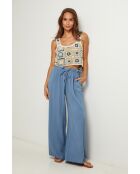 Pantalon Camille indigo