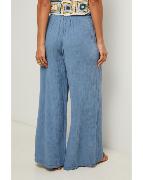Pantalon Camille indigo