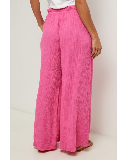 Pantalon Adélaïde rose