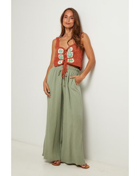 Pantalon Giorgia kaki
