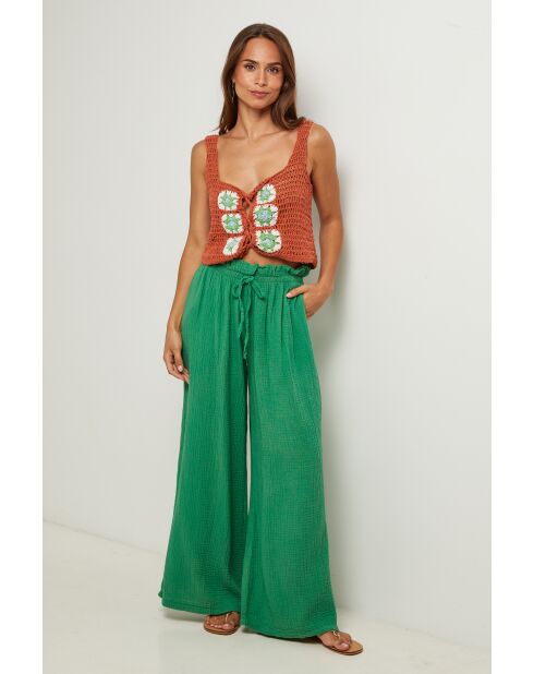 Pantalon Rose vert