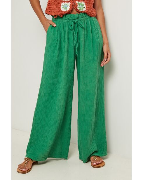 Pantalon Rose vert