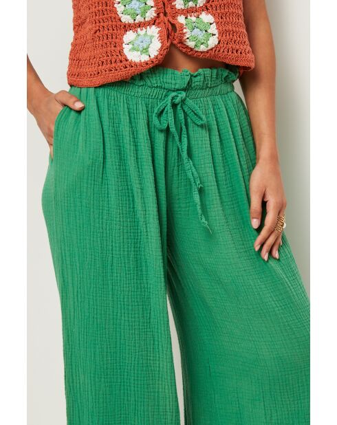 Pantalon Rose vert