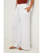 Pantalon Constance blanche