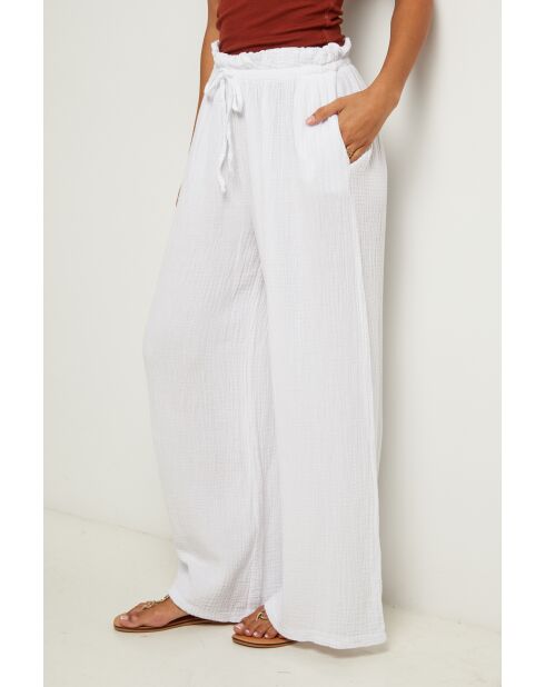 Pantalon Constance blanche