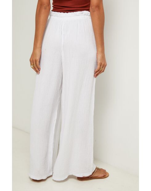 Pantalon Constance blanche