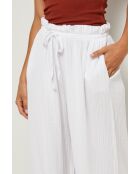 Pantalon Constance blanche