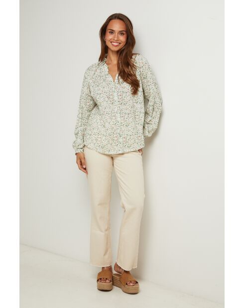 Chemise Dahlia vert