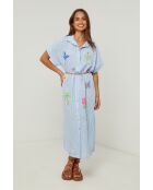 Robe Chemise Eugénie bleu ciel