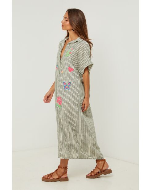 Robe Chemise Charlotte kaki