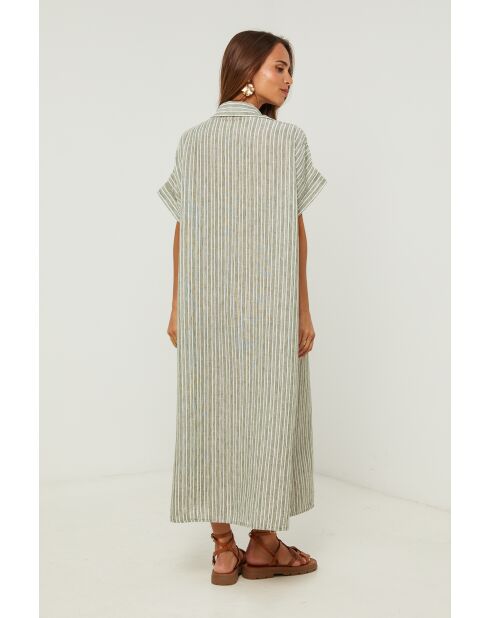 Robe Chemise Charlotte kaki