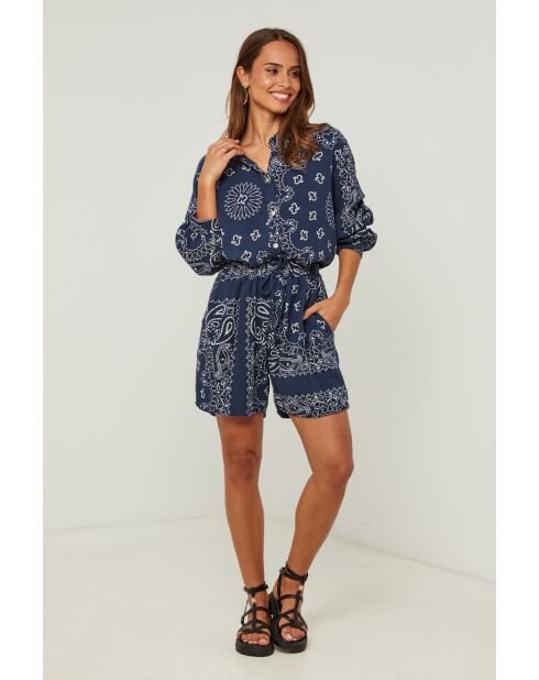 Chemise Delilah marine