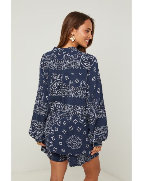 Chemise Delilah marine