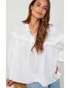 Blouse Athéna blanche