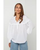 Blouse Athéna blanche