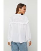 Blouse Athéna blanche