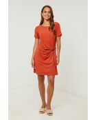 Robe Camélia brique