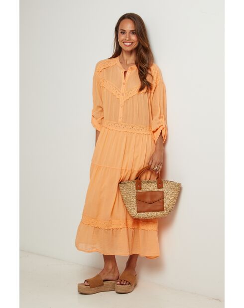 Vestido Salmon Jade