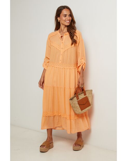 Vestido Salmon Jade