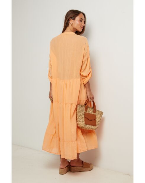 Vestido Salmon Jade