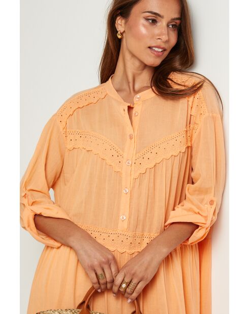 Vestido Salmon Jade