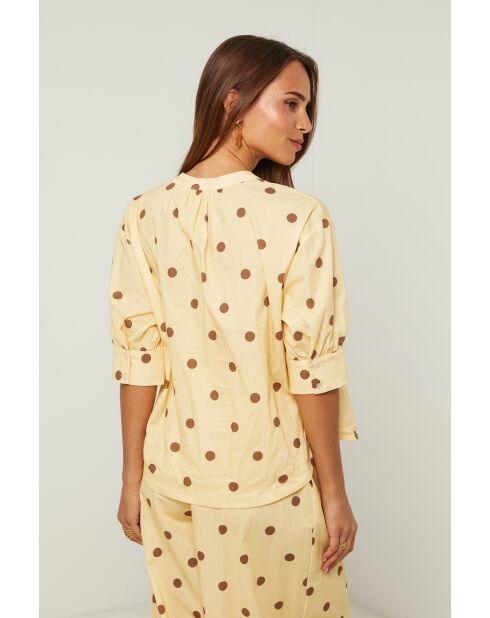 Chemise Morgane jaune