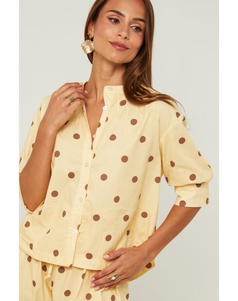 Chemise Morgane jaune
