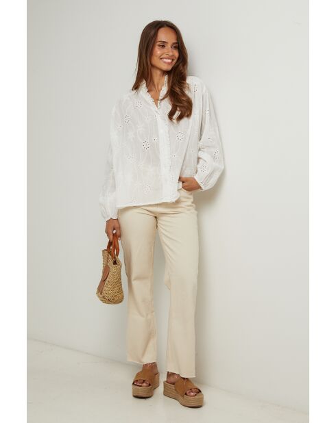 Chemise Luna blanche