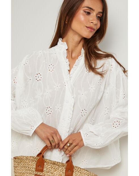 Chemise Luna blanche