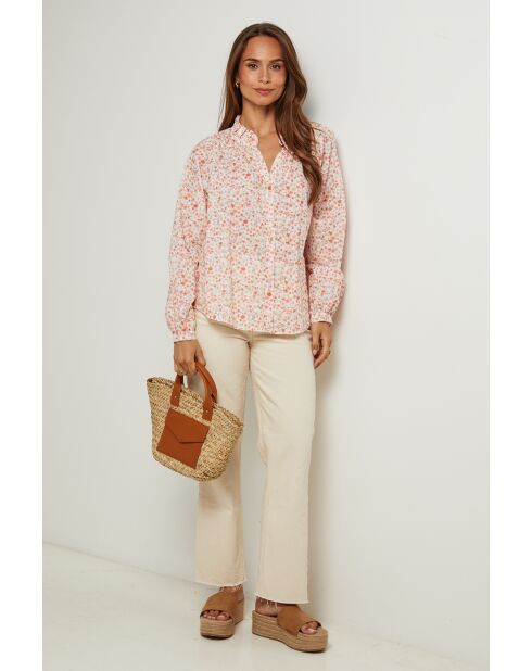 Chemise Capucine saumon