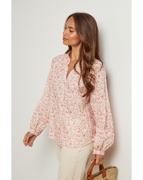 Chemise Capucine saumon