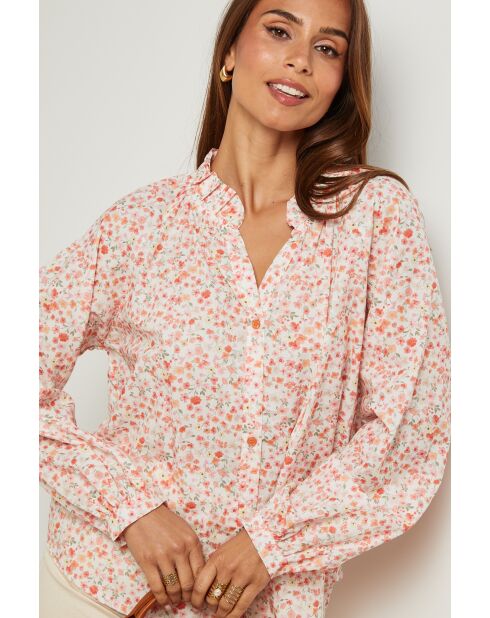 Chemise Capucine saumon