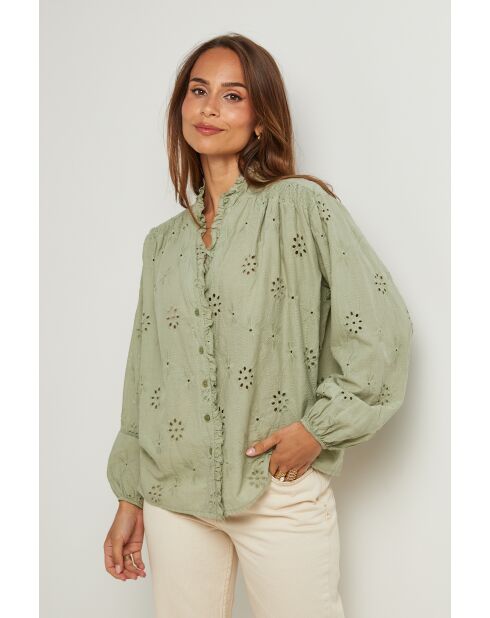 Chemise Nola kaki