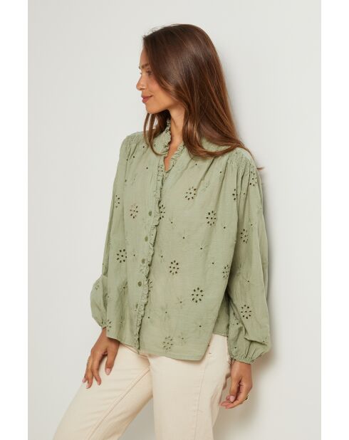 Chemise Nola kaki