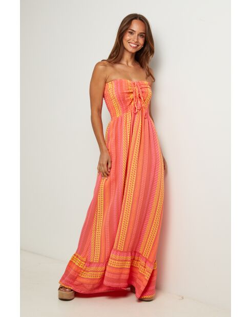 Vestido Zinnia coral