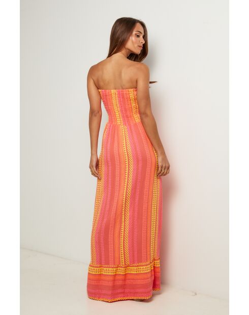 Vestido Zinnia coral