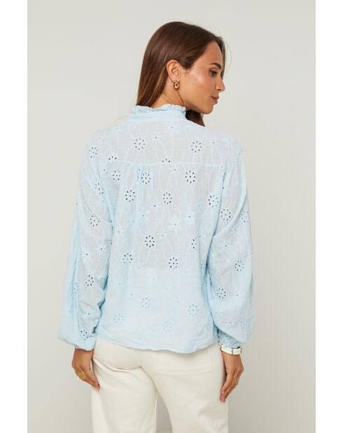Camicia Juno celeste