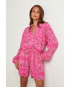 Chemise Carmen rose