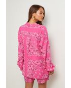 Chemise Carmen rose