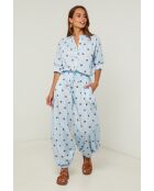 Camicia Médée celeste