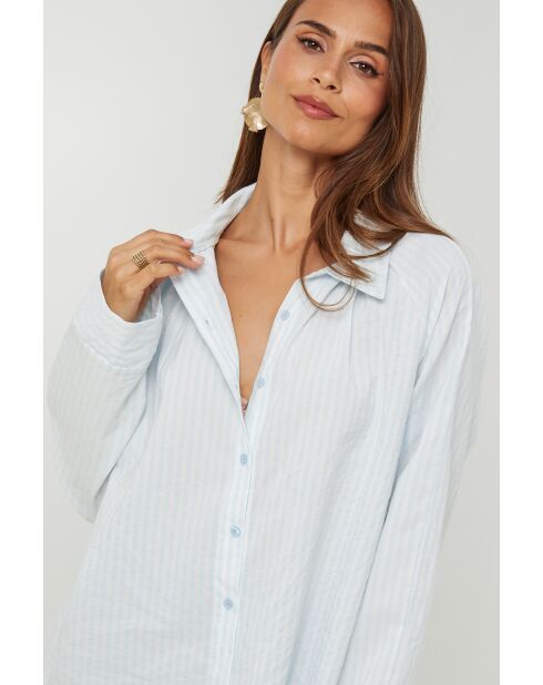 Chemise Odessa bleu ciel
