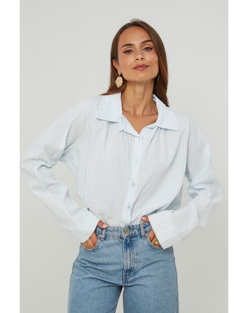 Chemise Odessa bleu ciel