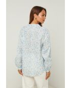 Chemise Marguerite indigo