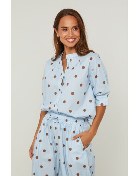 Chemise Xena bleu ciel
