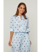 Chemise Xena bleu ciel
