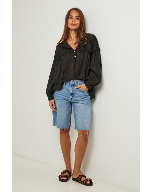 Blouse Léa noire