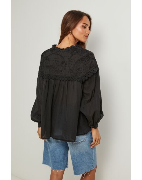 Blouse Léa noire