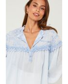 Blouse Isadora bleu ciel