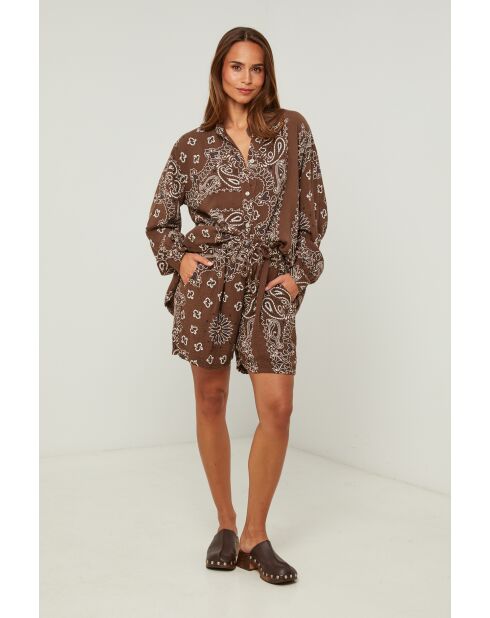 Chemise Inès choco